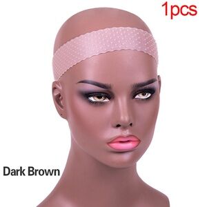 Dark Brown Silicone Wig Grip Band